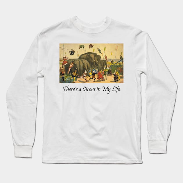 Elephant Acrobats Long Sleeve T-Shirt by teepossible